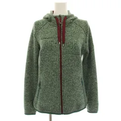 マムート MAMMUT チャムエラMLジャケット フーデッドジャケット Chamuera ML Jacket/Hooded Jacket ジップアップパーカー アウター 裏起毛 ロゴ刺繍 M 緑 グリーン 1010-24970 /YTのサムネイル