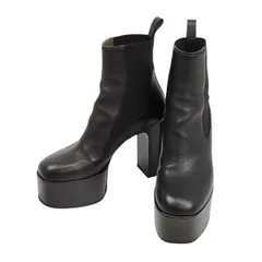 リックオウエンス LEATHER KISS BOOTS レザー キス ブーツ レディース ブラック Rick Owens【中古】 【アパレル・小物】のサムネイル