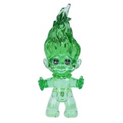 スワロフスキー SWAROVSKI 置物 オブジェ フィギュア オーナメント 5682656 グッドラックトロールズ グリーン GOOD LUCK TROLLS GREEN 【お取り寄せ】のサムネイル