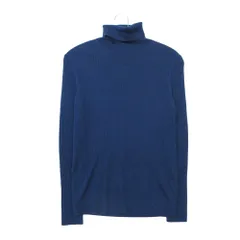 SCAPA スキャパ ニット ウール100％ タートルネック リブ 長袖 タイト ブルー 40【L】 レディース 【中古】のサムネイル