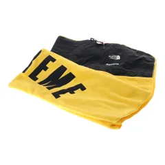SUPREME (シュプリーム) 19SS ×The North Face Arc Logo Denali Fleece Blanket ザ ノースフェイス アーチロゴ デナリ フリース ブランケット ブラック/イエロー NM81947Iのサムネイル