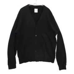 uniform experiment ユニフォームエクスペリメント カーディガン 切替 アシンメトリー 日本製 コットン100％ 異素材 ブラック 4【XL】 メンズ 【中古】のサムネイル