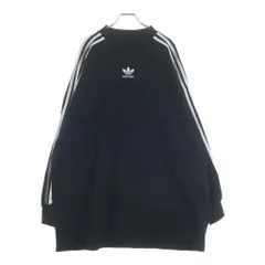 BALENCIAGA (バレンシアガ) ×adidas 23SS Long sleeve T-shirt クルーネック長袖Tシャツ 728789 TNVA6 ブラックのサムネイル