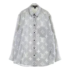 LOUIS VUITTON (ルイヴィトン) 23SS インバーテッドマヒナモノグラムマスキュリン 長袖シャツ レディース グレー RW231W RV6 FOBL08のサムネイル