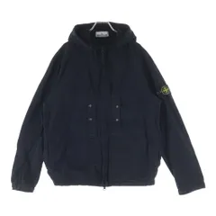 STONE ISLAND (ストーンアイランド) 25SS SUPIMA COTTON TWILL STRETCH-TC ロゴワッペン ジップアップフーディ コットンジャケット ブルゾンジャケット ブラック K1S154100091S0010のサムネイル