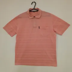 SIMPLELIFE 　シンプルライフ　メンズ　半袖　夏服　ポロシャツ　シャツ　Lサイズ　ピンク系　ASR8-9のサムネイル