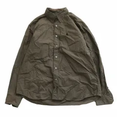 SOPHNET. ソフネット 長袖シャツ BIG B.D SHIRT ビッグ ボタンダウンシャツ トップス ワンポイントロゴ刺繡 カーキ L メンズ 【中古】のサムネイル