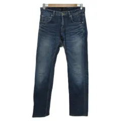 ジョセフオム JOSEPH HOMME デニムパンツ ジーンズ ストレートパンツ 44 青 ブルー ウォッシュ加工 ロング丈 /YS28 ■ECA004のサムネイル