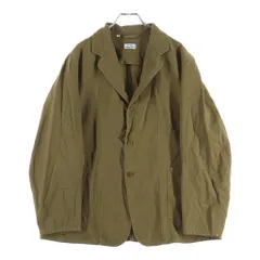 COMOLI (コモリ) 20SS ×SALVATORE PICCOLO サルヴァトーレピッコロ別注 リネンコットン シングルテーラードジャケット ブラウン R01-01002のサムネイル