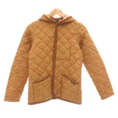 ラベンハム LAVENHAM フーデッド キルティングジャケット 38 ブラウン /UO ■GY61のサムネイル