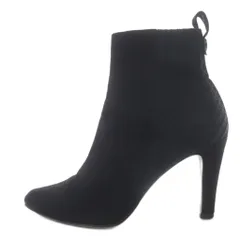 ランバン LANVIN コレクション ショートブーツ ハイヒール 23.5cm 黒のサムネイル