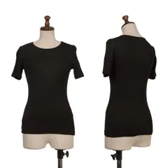 ワイズY's コットンストレッチ半袖Tシャツ 黒3のサムネイル