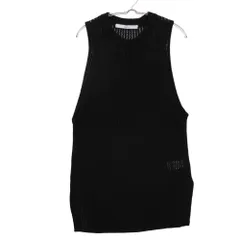 美品 FRAMeWORK フレームワーク タンクトップ メッシュ ニット ロング トップス ノースリーブ リネン混 ブラック レディース 【中古】のサムネイル