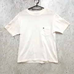 CONVERSE TOKYO コンバーストウキョウ Tシャツ 刺しゅう 半袖 ワンポイト シンプル 定番 ホワイト Mサイズ □〇☆のサムネイル