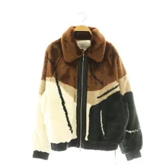 アメリヴィンテージ Ameri VINTAGE 25AW DESSERT CUP FUR BLOUSON ブルゾン フェイクファー F ブラウン アイボリー ブラック 0125206610650 /CX ■OSのサムネイル