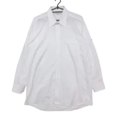 BALMAIN バルマン 長袖シャツ レギュラーカラー ドレスシャツ ワイシャツ トップス 日本製 イニシャル入り ホワイト メンズ 【中古】のサムネイル