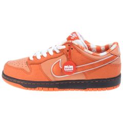 NIKE SB (ナイキエスビー) ×CONCEPTS DUNK LOW ORANGE LOBSTER SPECIAL BOX (BE@RBRICK 400%&100%) ローカットスニーカー US9.5/27.5cm FD8776-800のサムネイル