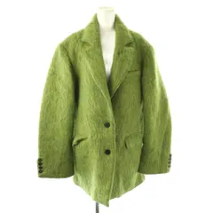トゥデイフル TODAYFUL 24AW Shaggy Over Jacket シャギーオーバージャケット テーラード 38 ライトグリーン /DO ■OSのサムネイル