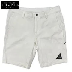 MARK&LONA　マークアンドロナ　25SS MLM-5A-AT58 ホワイト ナイロン ゴルフ ショートパンツ　50のサムネイル