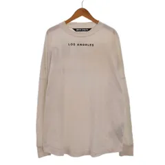 PALM ANGELS  21SS LA SPRAYED LOGOTEE L/S 長袖Tシャツ カットソー ロンT スプレーデザイン ロゴプリント バックプリント M 白 ホワイト 黒 ブラック 黄色 イエロー PMAB001S21JER002のサムネイル