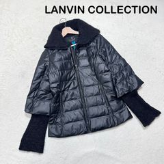 極美品 ランバンコレクション レディース ダウン ベスト 38 ベージュ