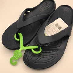 タ　クロックス（Crocs）「カディ II フリップ ウィメン（Kadee II Flip W）」25㎝　ネイビーのサムネイル