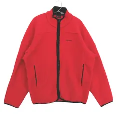MARMOT マーモット ブルゾン USA製 ジップアップ フリース ジャケット アウター レッド メンズ 【中古】のサムネイル