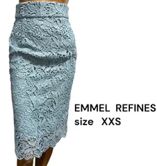 No.574  (♡)EMMEL  REFINES レース柄タイトスカートのサムネイル