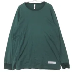 ATTACHMENT アタッチメント 長袖Ｔシャツ コットン ダークグリーン クルーネック 長袖 ロンT トップス グリーン 2【M】 メンズ 【中古】のサムネイル