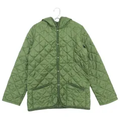LAVENHAM ラベンハム ブルゾン キルティング フーデット ジャケット アウター カーキ 36【M】 レディース 【中古】のサムネイル