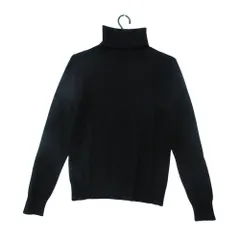 three dots スリードッツ ニット カシミヤ100% タートルネック セーター プルオーバー トップス 長袖 ブラック レディース 【中古】のサムネイル