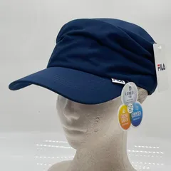 KO4688□FILA フィラ ワークキャップ 未使用タグ付き サンプル品 ネイビー 57.5cm程度のサムネイル