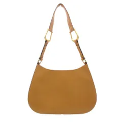 ESCADA エスカーダ ショルダーバッグ レザー ゴールド金具 オーバルバッグ 肩掛け ハンドバッグ 鞄 カバン ブラウン レディース 【中古】のサムネイル
