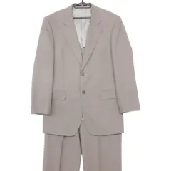 DAKS ダックス スーツ セットアップ 2B ノッチドラペル テーラード ジャケット 2タック スラックス パンツ グレー 94A6【L】 メンズ 【中古】のサムネイル