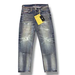 参考上代39600円 未使用 TMT 26SS 12oz SOFT DENIM 5P STRAIGHT ダメージ リペア デニムパンツ ジーンズ ティーエムティー TPT-S26RE01 インディゴライト L （20858M）のサムネイル