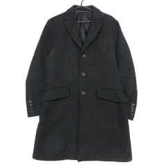 PAUL STUART ポールスチュアート チェスターコート 総柄 ウール100% アウター チャコールグレー 46【M】 メンズ 【中古】のサムネイル