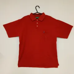 Munsingwear　マンシングウェア　メンズ　ポロシャツ　シャツ　半袖　夏服　Lサイズ　赤色　スリット付き　ASR8-10のサムネイル