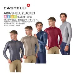 【新品】CASTELLI 21511 ARIA SHELL 2 JACKET カステリ アリア シェル ジャケットのサムネイル