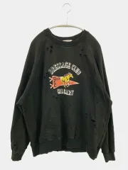 FREAK'S STORE フリークスストア スウェット F ブラック コットン 裏起毛 前面プリント ブランドロゴ 長袖 メンズのサムネイル