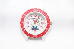 【W319-11】動作品 電池交換済 HELLO KITTY ハローキティー キティちゃん 回転ベゼル 腕時計 フェイスのみ レディースのサムネイル