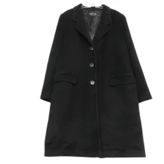 agnes b. アニエスベー チェスターコート ラムウール アンゴラ アウター ブラック レディース 【中古】のサムネイル