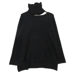 sulvam サルバム ニット アシンメトリー タートルネック セーター プルオーバー トップス長袖 ブラック S メンズ 【中古】のサムネイル