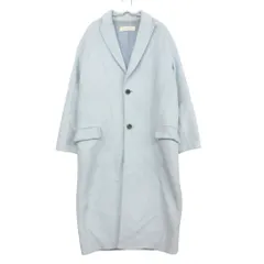 GALERIE VIE ギャルリーヴィー チェスターコート ウール ロング シングル ジャケット アウター ライトブルー 36【S】 レディース 【中古】のサムネイル