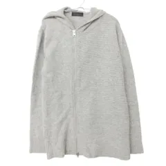 DIESEL BLACK GOLD ディーゼルブラックゴールド ニット フーデット ジップアップ コート アウター トップス グレー M【M】 メンズ 【中古】のサムネイル