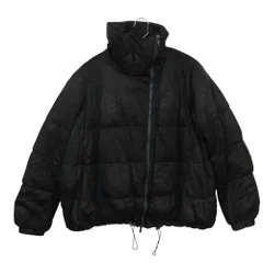 ARMANI COLLEZIONI アルマーニコレッツォーニ ダウンジャケット ジップアップ ショート丈 スタンドカラー ブラック×ネイビー 42【L】 レディース 【中古】のサムネイル