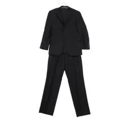 International Gallery BEAMS インターナショナルギャラリービームス スーツ ATTIRE セットアップ アルパカ リネン コットン 3B 1タックパンツ ジャケット 薄手 ブラック 42【S】 メンズ 【中古】のサムネイル