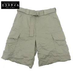 PRADA　プラダ　美品 ストレッチ コットン バミューダショーツ ボトムス メンズ カーキ S 24SS　Sのサムネイル