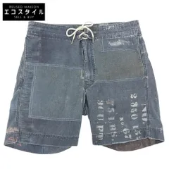 RRL　ダブルアールエル　インディゴ コットン ハーフパンツ　ショーツ ボトムス メンズ ブルー 32　32のサムネイル