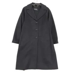 MAX&CO マックスアンドコー MaxMara マックスマーラ チェスターコート ロング ウール100％ ジャケット ブルゾン アウター ブラック 40 165/88A【M】 レディース 【中古】のサムネイル