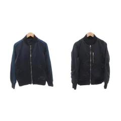 ジュンハシモト junhashimoto リバーシブル ジャケット ブルゾン 紺 ネイビー /FF ■GY62のサムネイル
